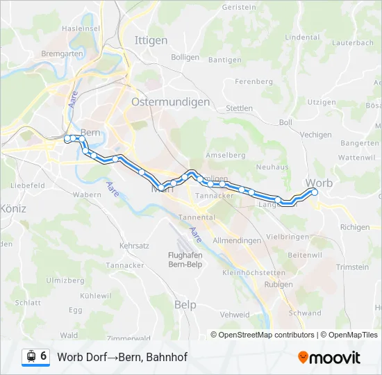 6 Light Rail Line Map