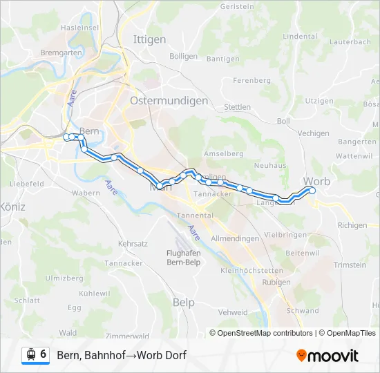 6 Light Rail Line Map