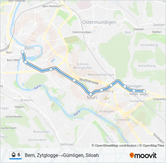 6 Light Rail Line Map