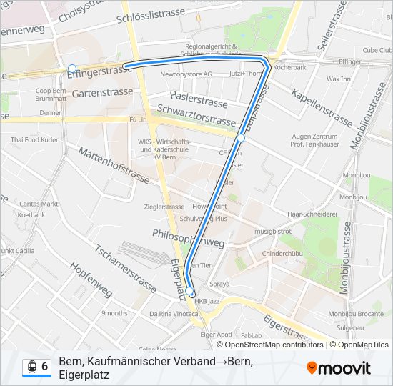 6 Light Rail Line Map