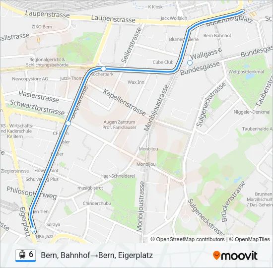 6 Light Rail Line Map
