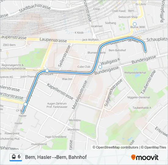 6 Light Rail Line Map