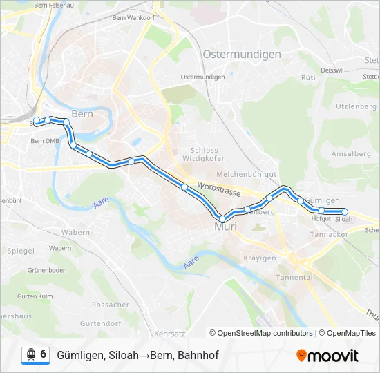 6 Light Rail Line Map