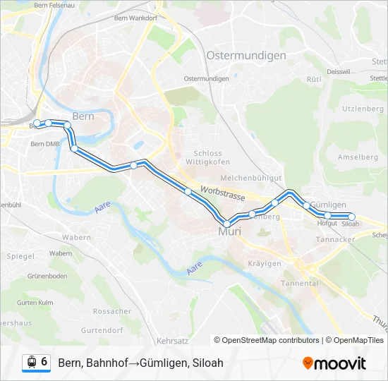 6 Light Rail Line Map