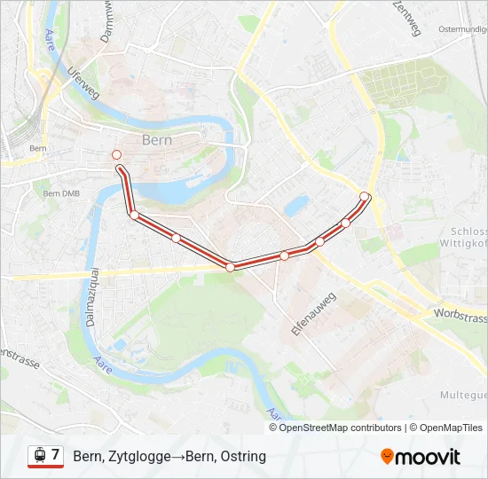 7 Light Rail Line Map