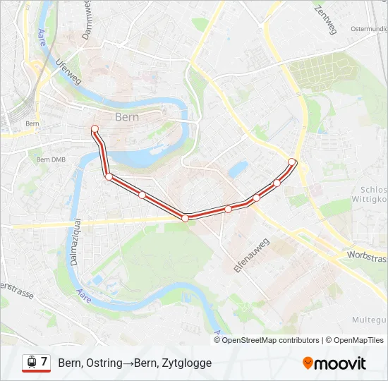 7 Light Rail Line Map