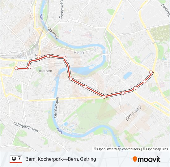 7 Light Rail Line Map