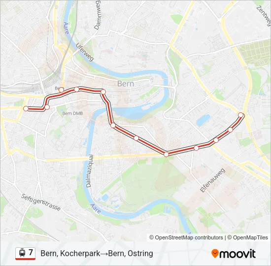 7 Light Rail Line Map