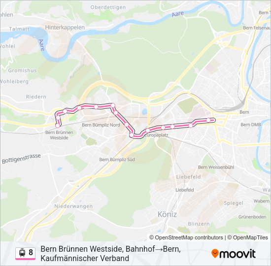 8 Light Rail Line Map