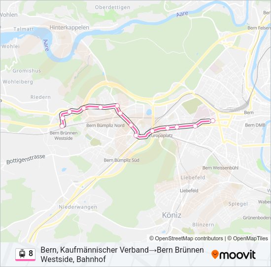 8 Light Rail Line Map