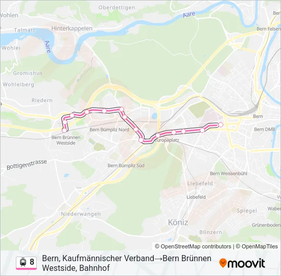8 Light Rail Line Map
