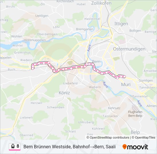 8 Light Rail Line Map