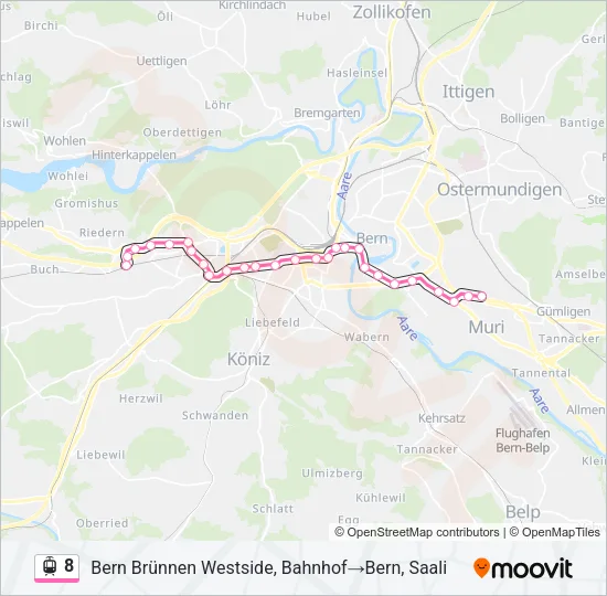 8 Light Rail Line Map