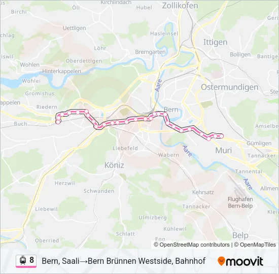 8 Light Rail Line Map