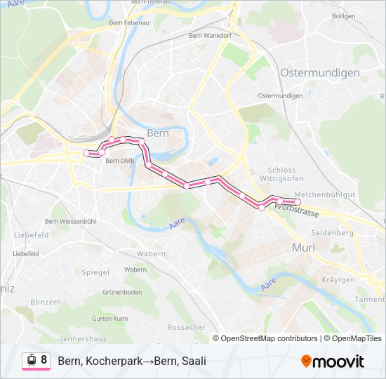 8 Light Rail Line Map