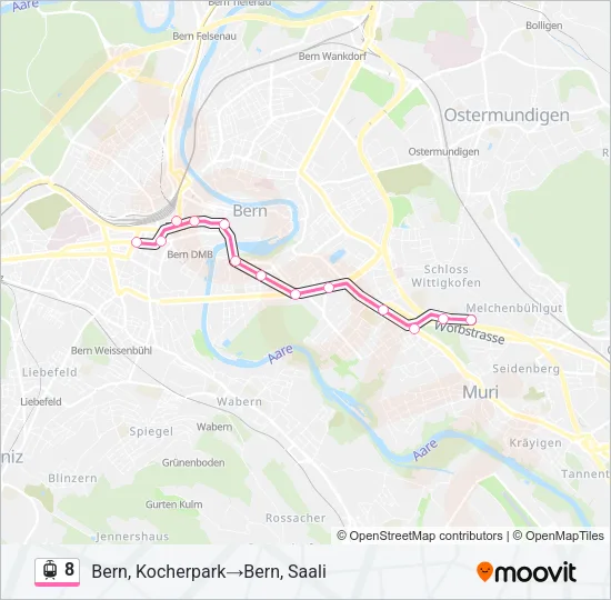 8 Light Rail Line Map