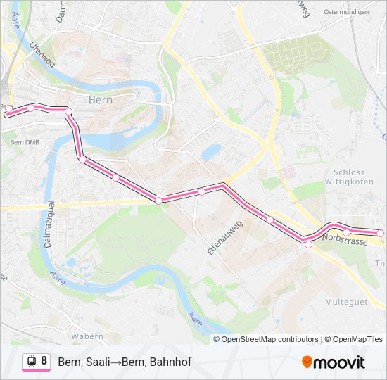 8 Light Rail Line Map