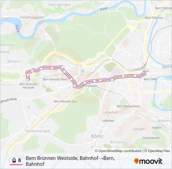 8 Light Rail Line Map
