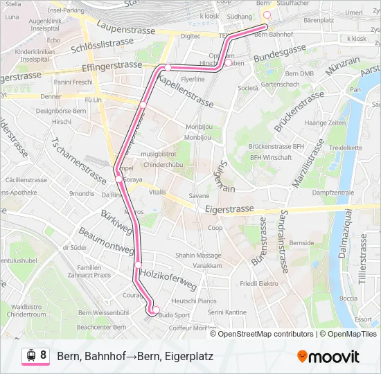 8 Light Rail Line Map