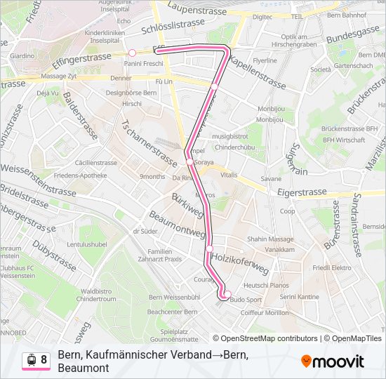 8 Light Rail Line Map