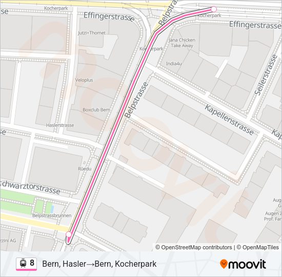 8 Light Rail Line Map