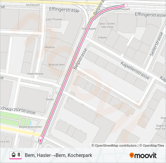 8 Light Rail Line Map