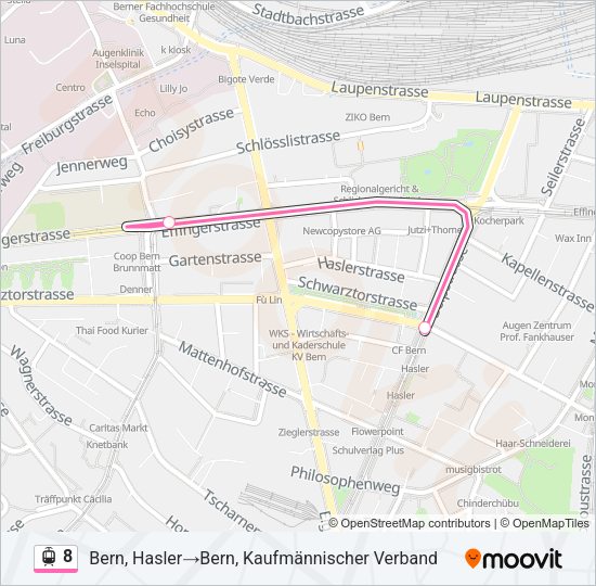 8 Light Rail Line Map