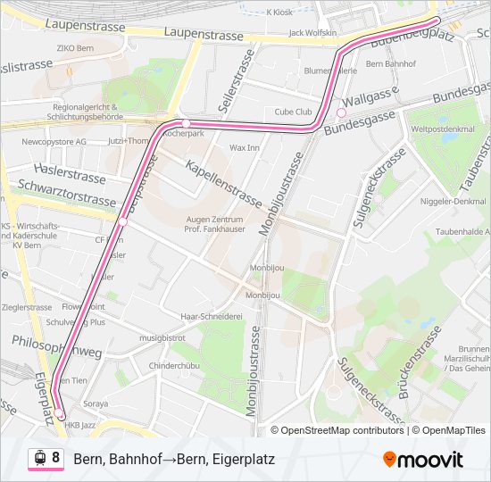 8 Light Rail Line Map