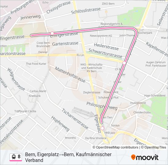 8 Light Rail Line Map