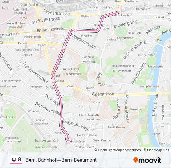8 Light Rail Line Map