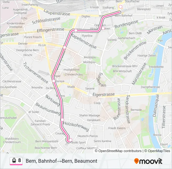 8 Light Rail Line Map
