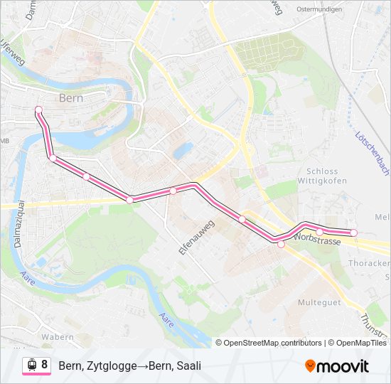 8 Light Rail Line Map