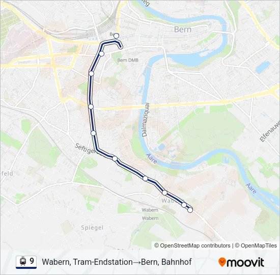 9 Light Rail Line Map