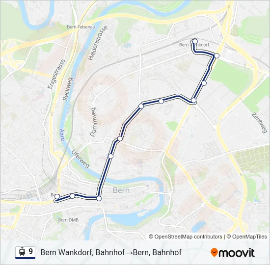 9 Light Rail Line Map