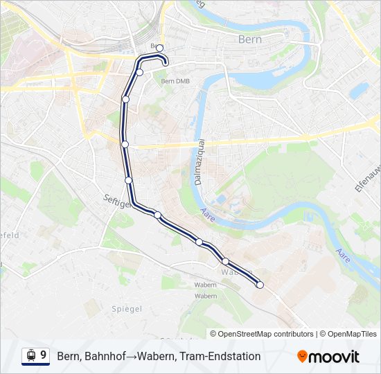 9 Light Rail Line Map