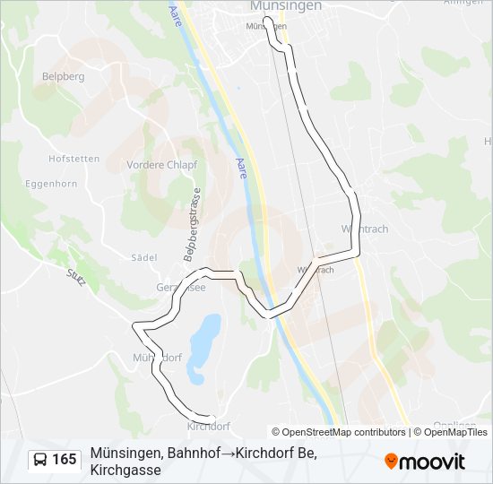 165 Bus Line Map