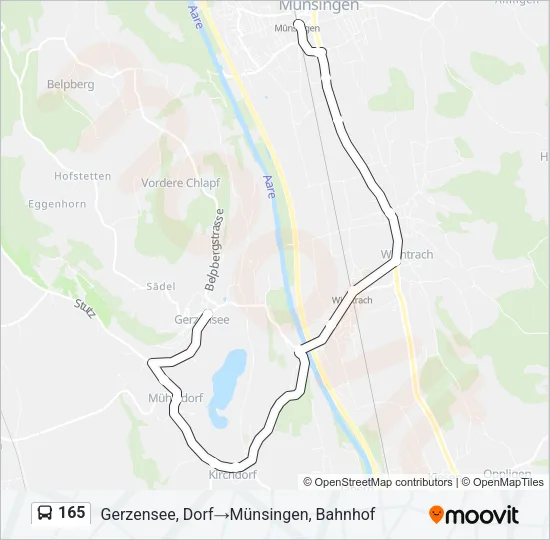 165 Bus Line Map