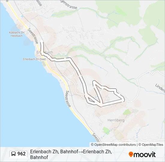 962 Bus Line Map