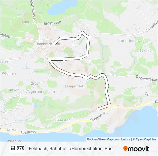 970 Bus Line Map