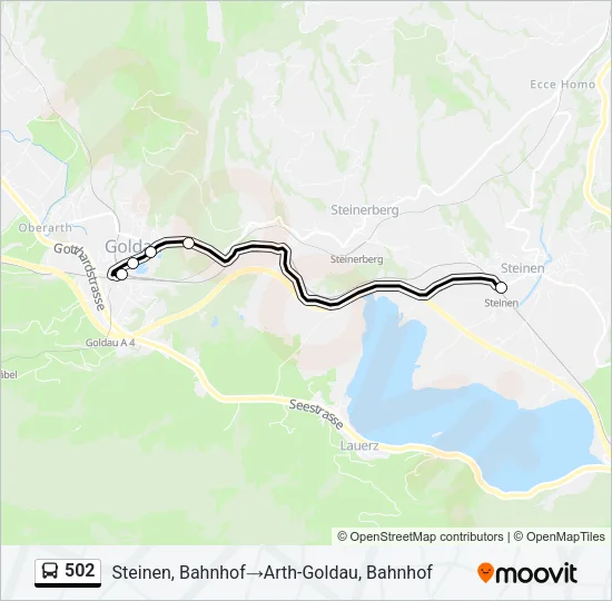 502 Bus Line Map
