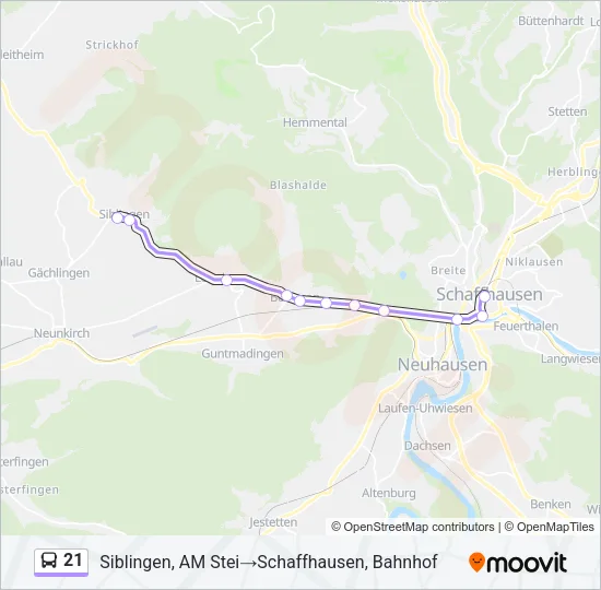 21  Line Map