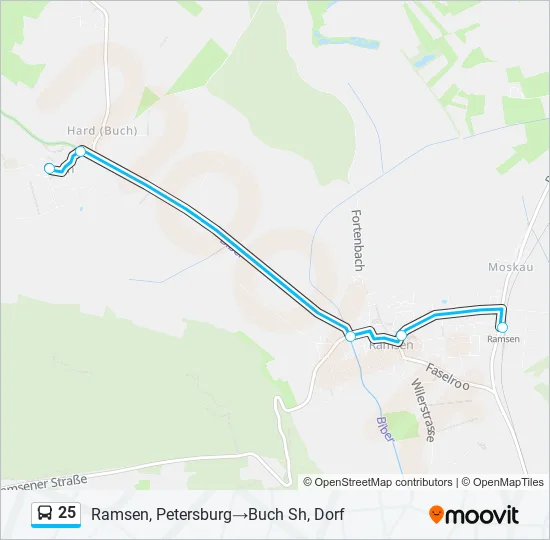 25  Line Map