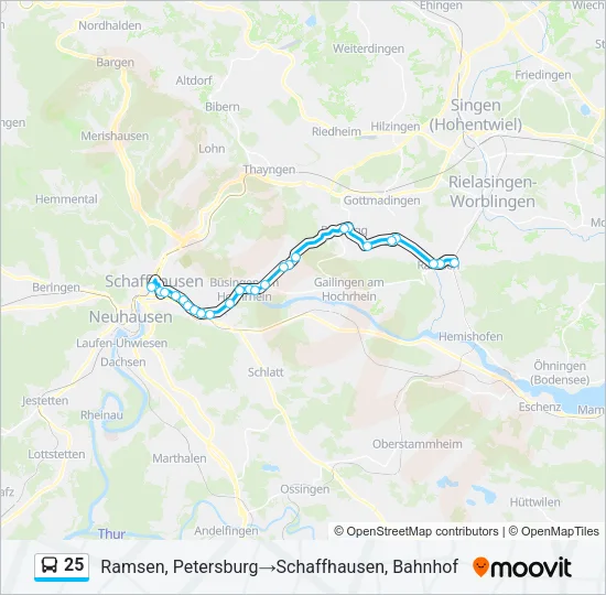 25  Line Map