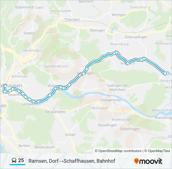 25  Line Map