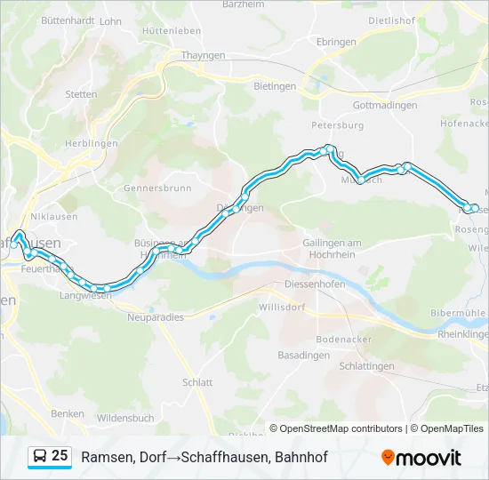 25  Line Map
