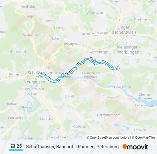 25  Line Map