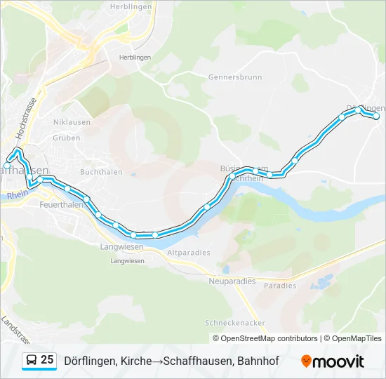 25  Line Map