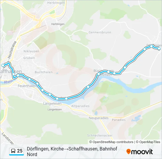 25  Line Map