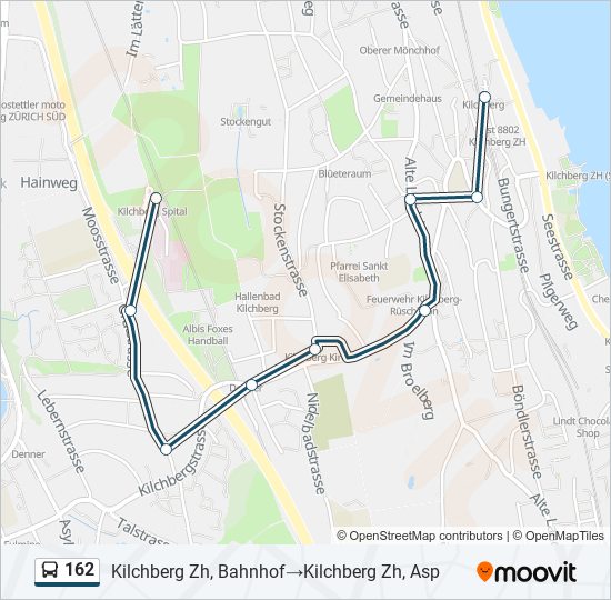 162 Bus Line Map
