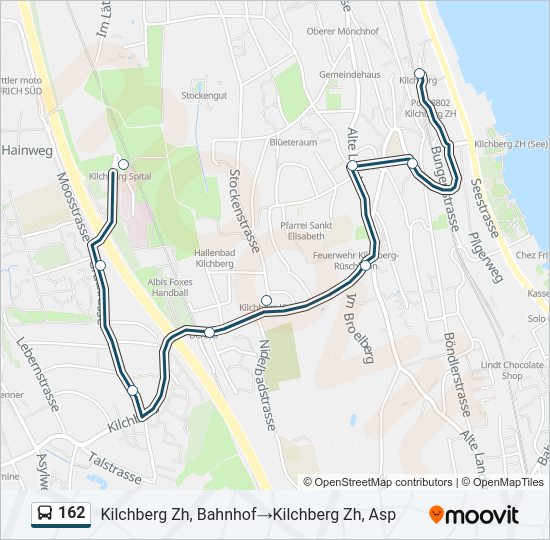 162 Bus Line Map